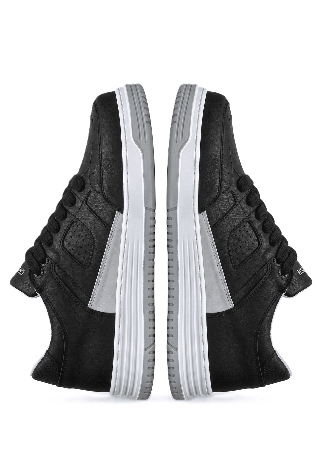 ZRC2410 Yüksek Kalite Yüksek Taban Erkek Sneaker Siyah
