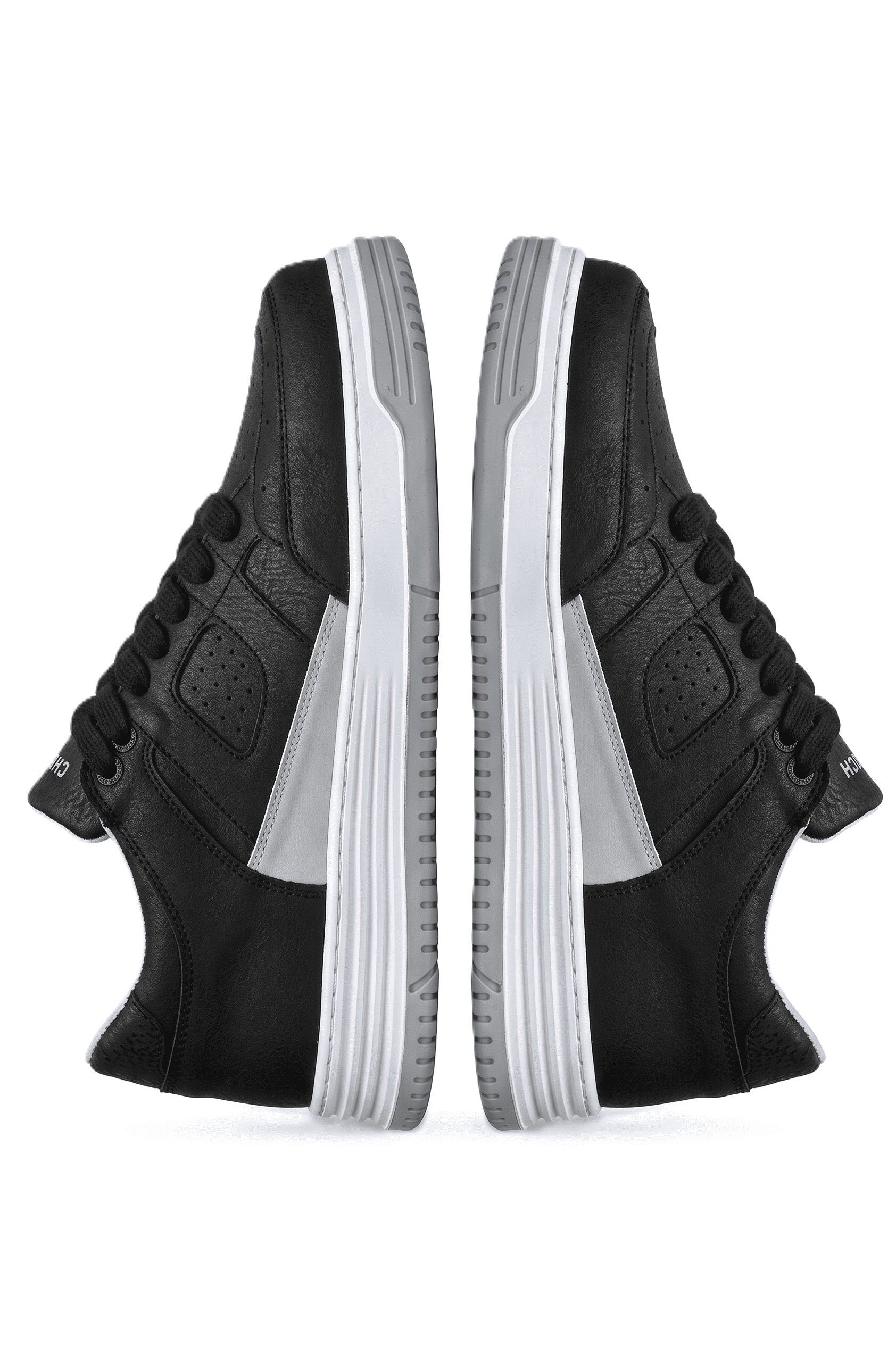 ZRC2410 Yüksek Kalite Yüksek Taban Erkek Sneaker Siyah