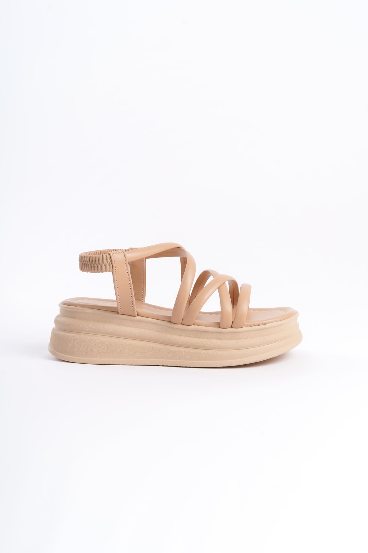 BELLARO Elastic Strip Detailed Orthopedic Women's Sandals - Ten