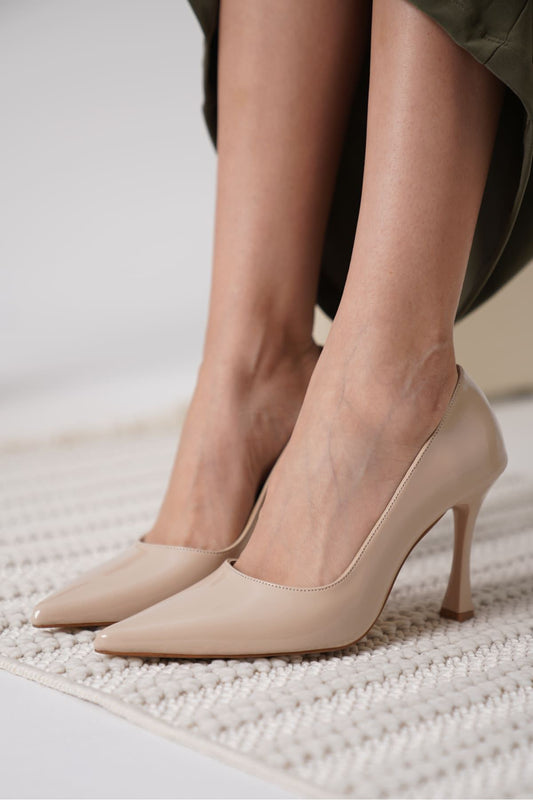 Blade Premium Nude Rugan Kadın Stiletto