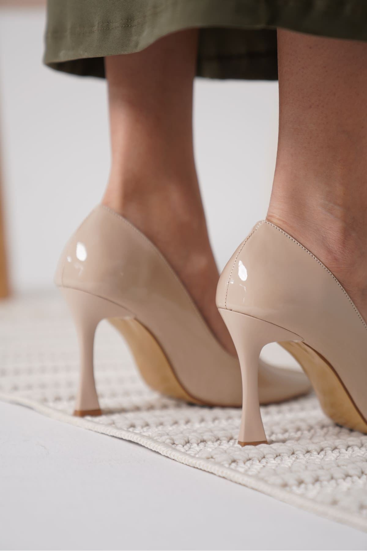 Blade Premium Nude Rugan Kadın Stiletto