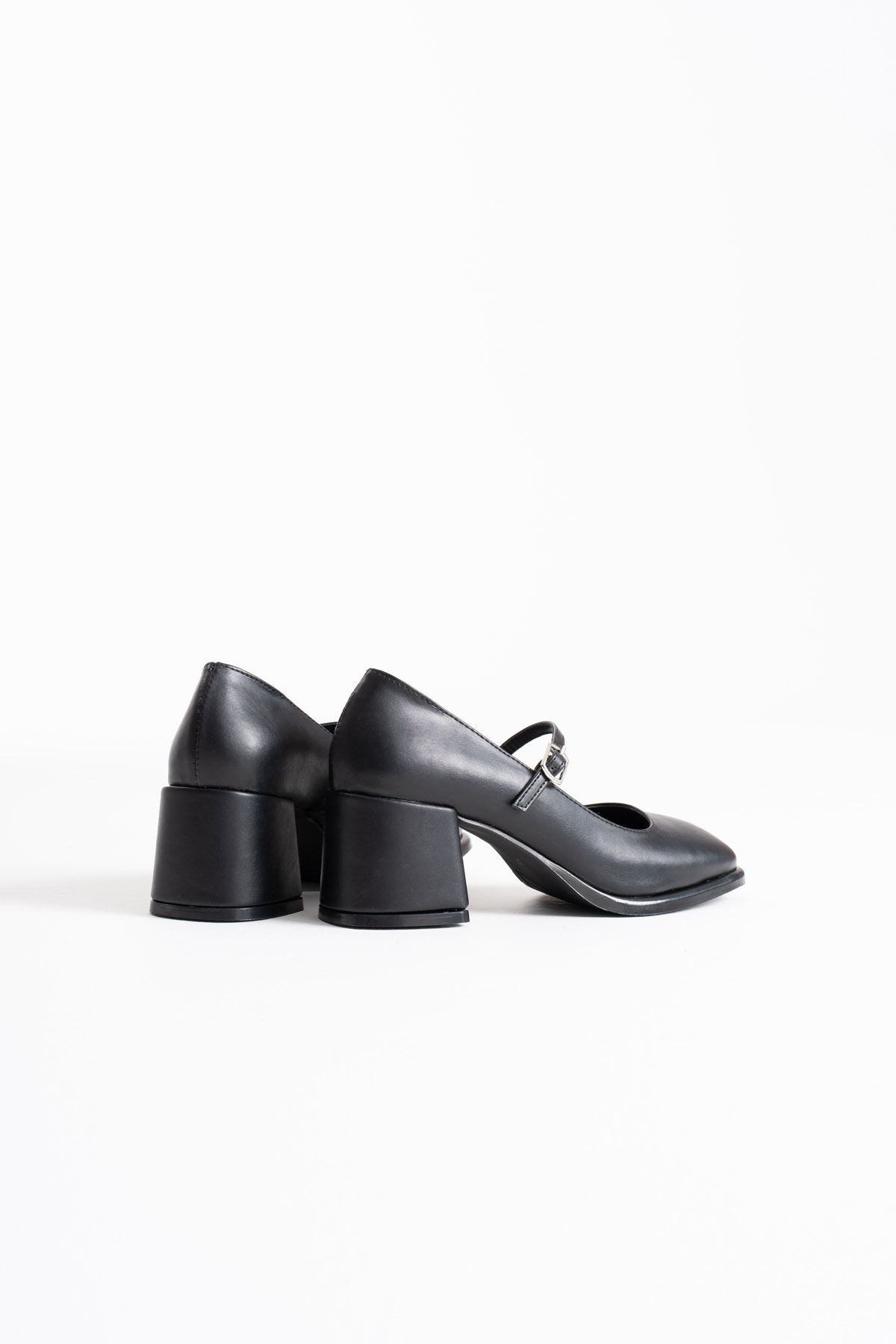 Blown Premium Black Skin Women's High Heels