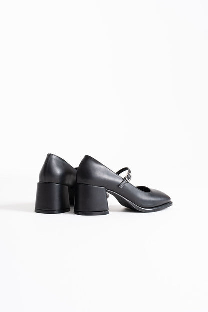 Blown Premium Black Skin Women's High Heels