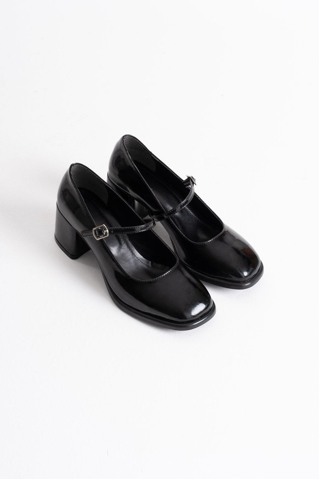 Blown Premium Black Patent Leather Women's High Heel Shoes