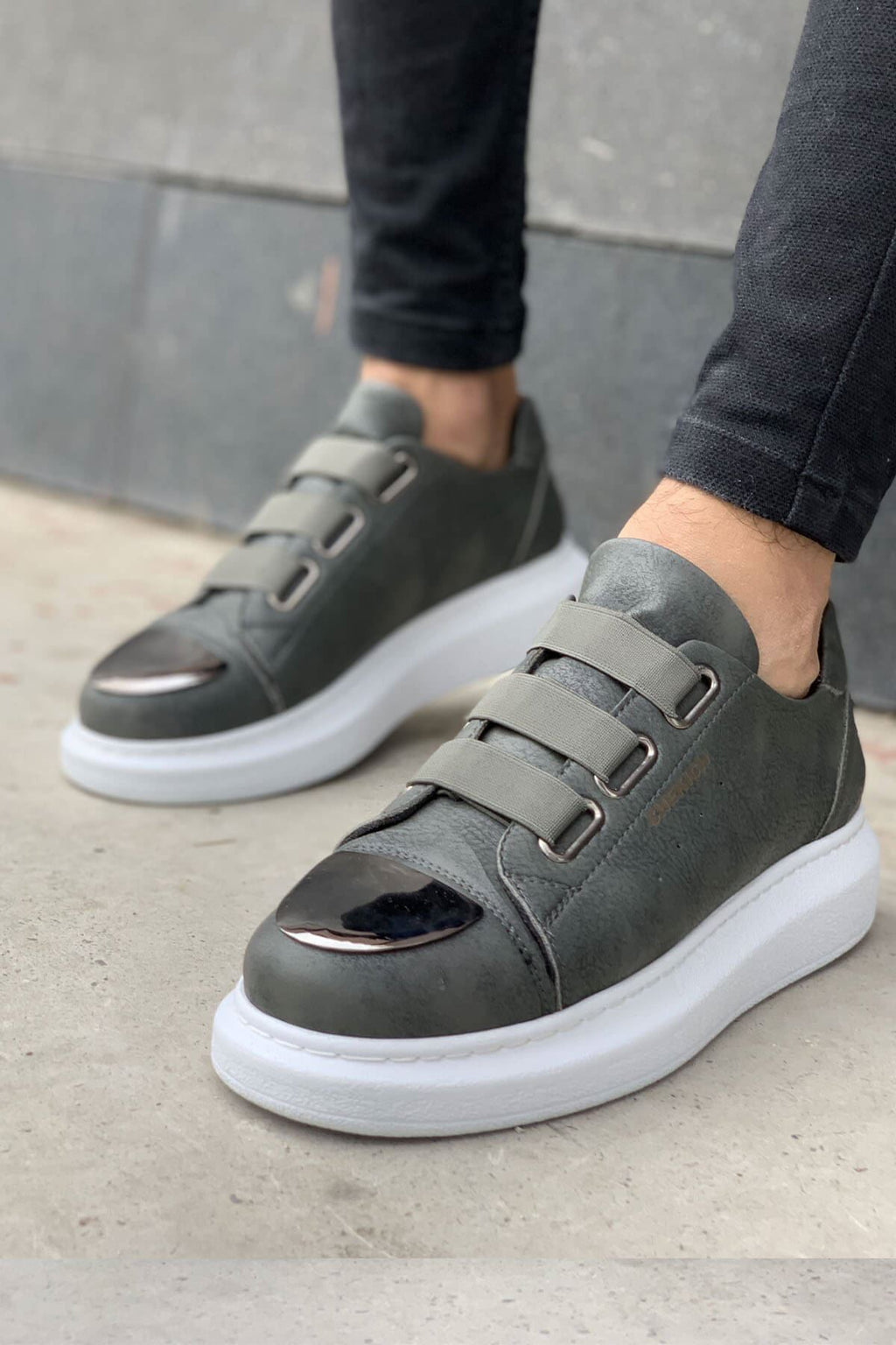 Latakia Premium Lastikli Erkek Günlük Sneaker Antrasit