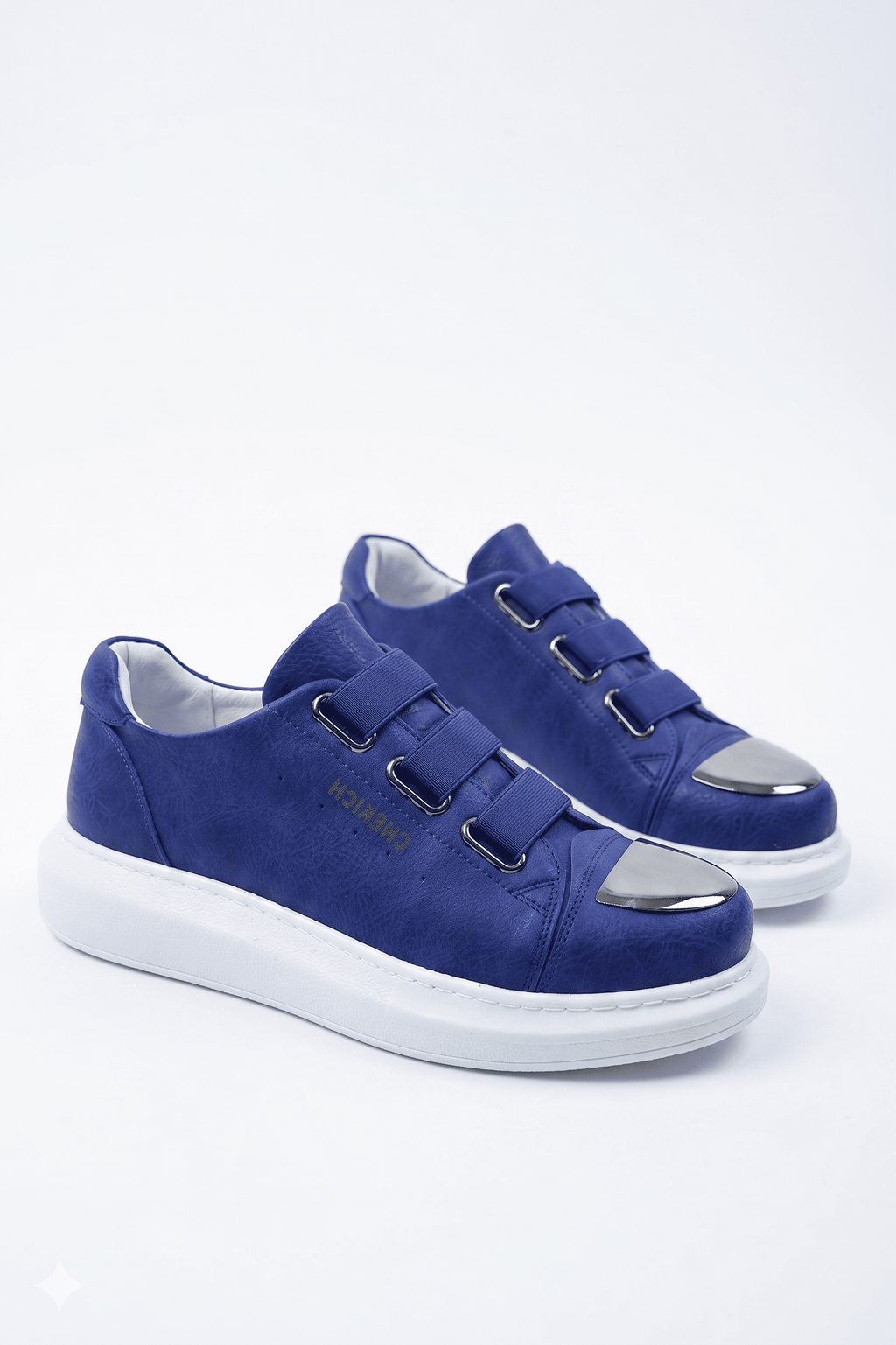 Latakia Premium Lastikli Erkek Günlük Sneaker Sax Mavi