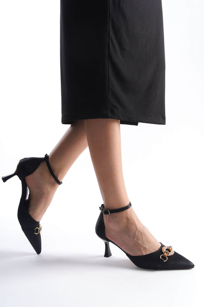 Celia Premium Women's Black High Heels