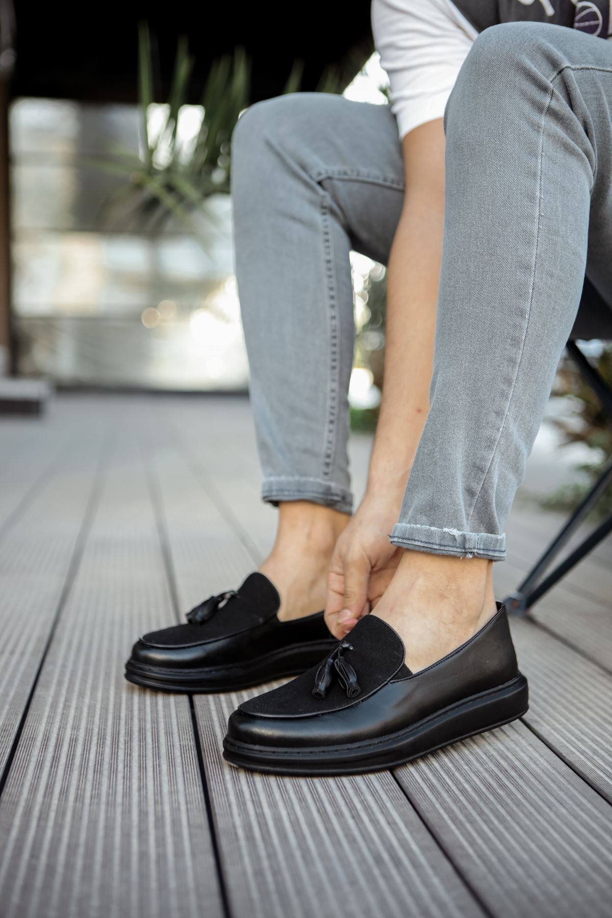 ZRN002 Premium Günlük Erkek Loafer Siyah