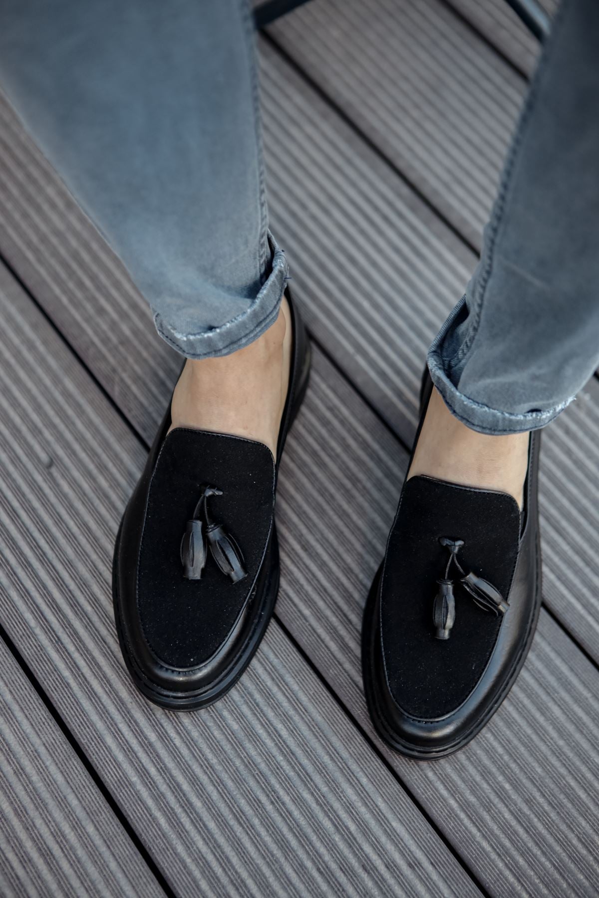 ZRN002 Premium Günlük Erkek Loafer Siyah