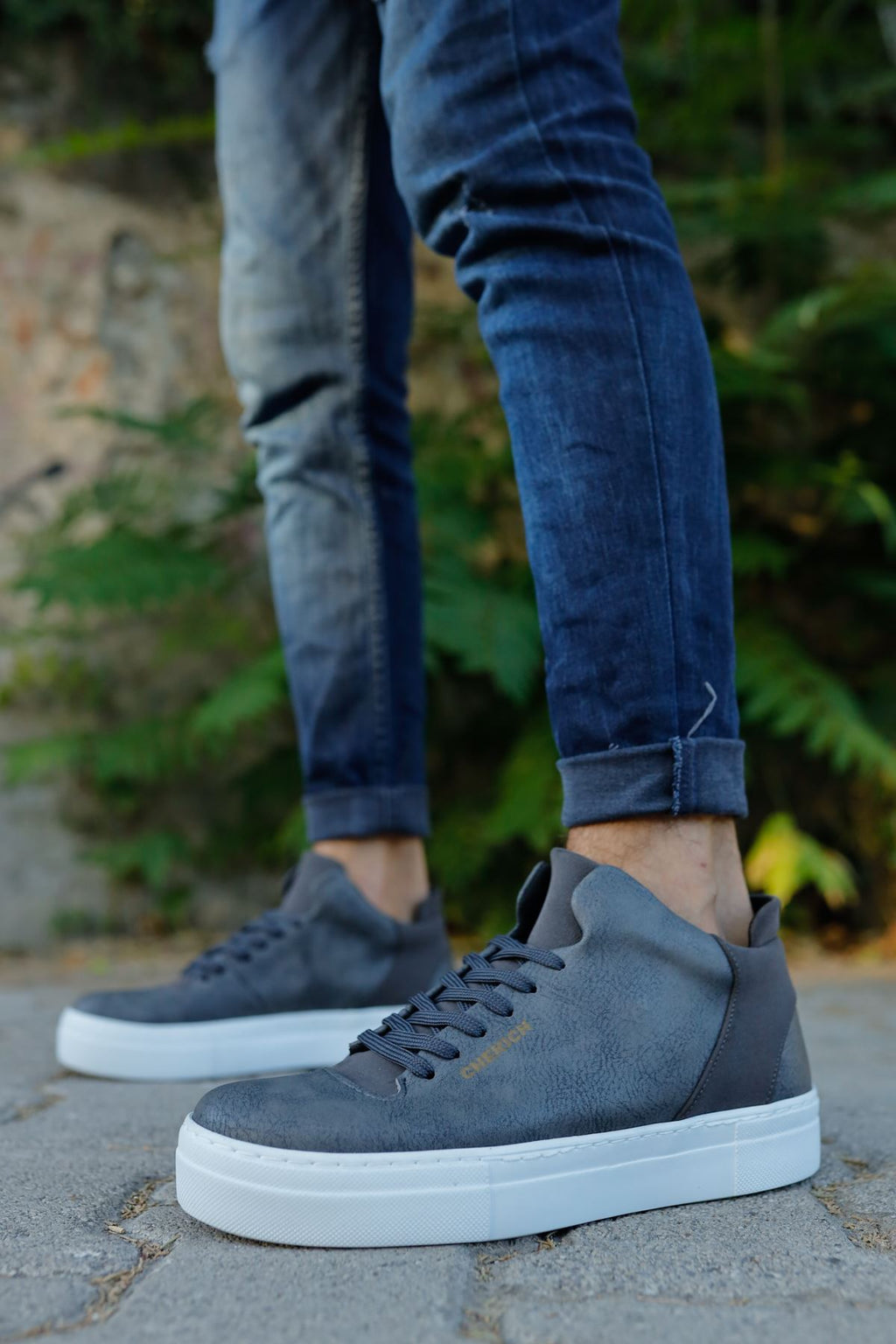 Hıde Tarz Bağcıklı Erkek Ayakkabı Spor Ayakkabı Antrasit