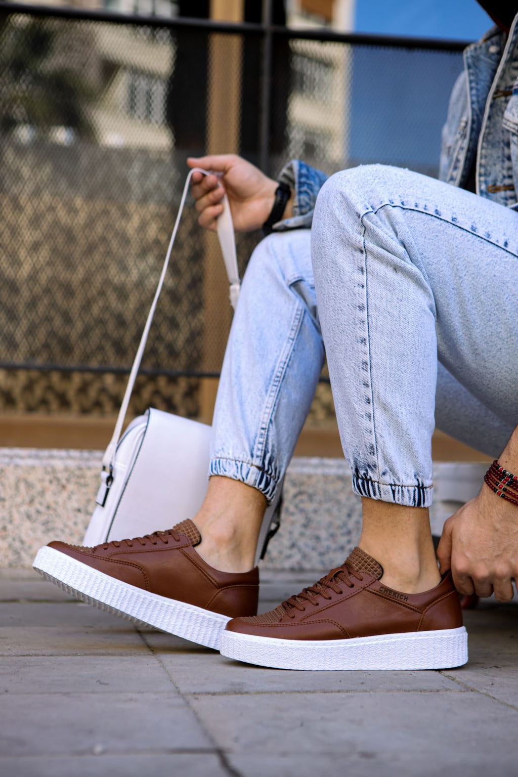 ZRC017 Premium Kalın Taban Bağcıklı Erkek Ayakkabı Taba