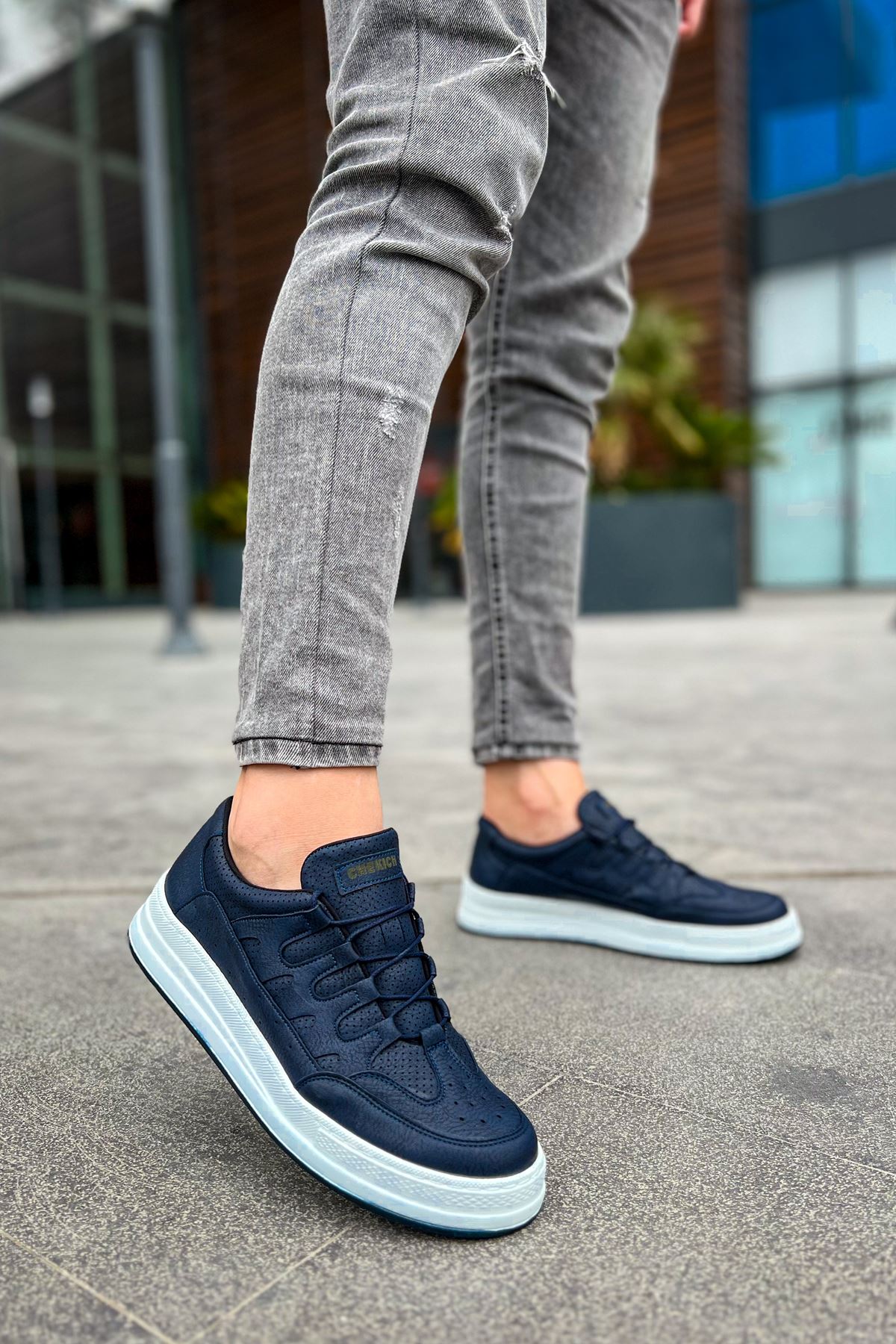 C-Rey Premium Comfort Lastikli Erkek Ayakkabı Sneaker Laci