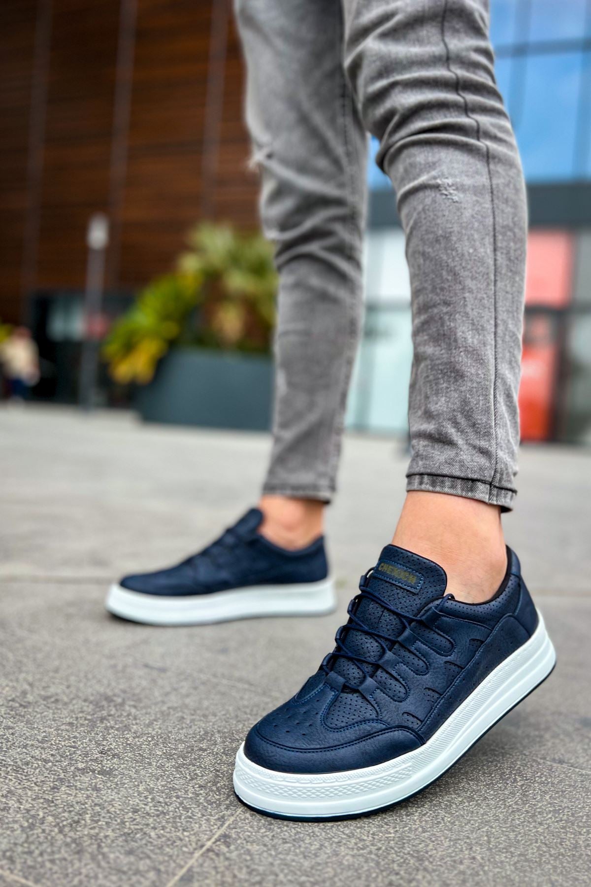 C-Rey Premium Comfort Lastikli Erkek Ayakkabı Sneaker Laci