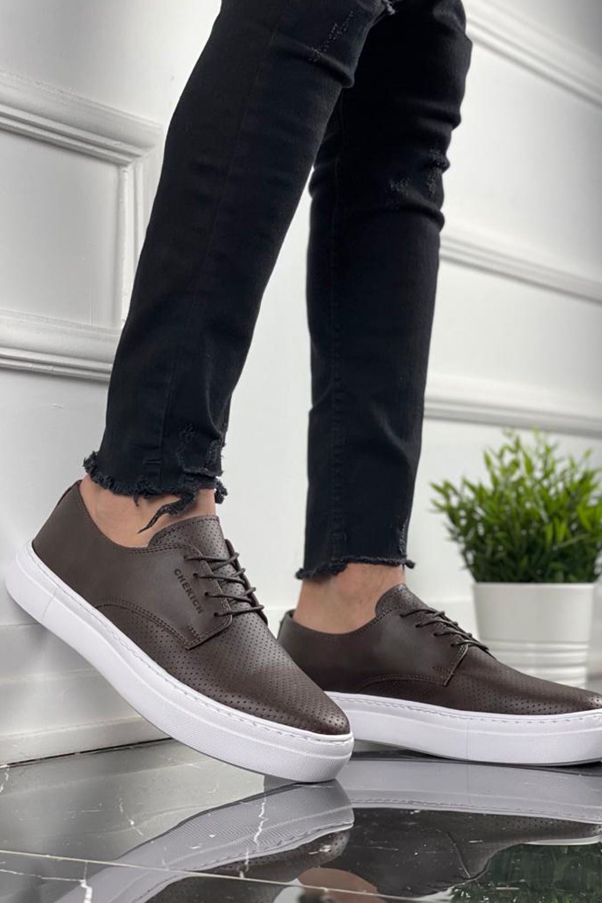 Rexo Premium Casual Günlük Erkek Ayakkabı Kahve