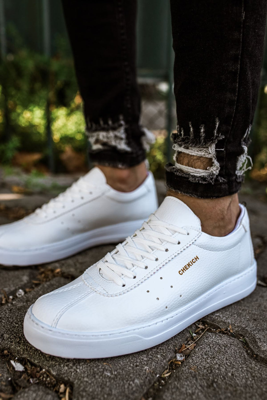 ZRC063 Erkek Bağcıklı Günlük Spor Ayakkabı Beyaz