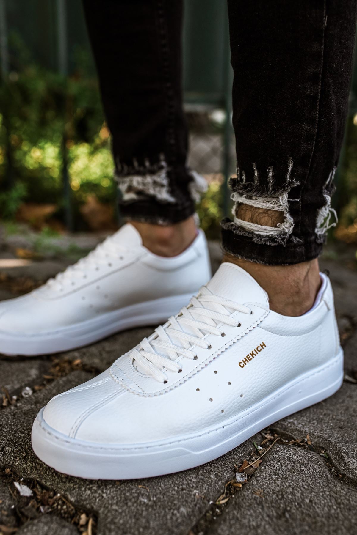 ZRC063 Erkek Bağcıklı Günlük Spor Ayakkabı Beyaz