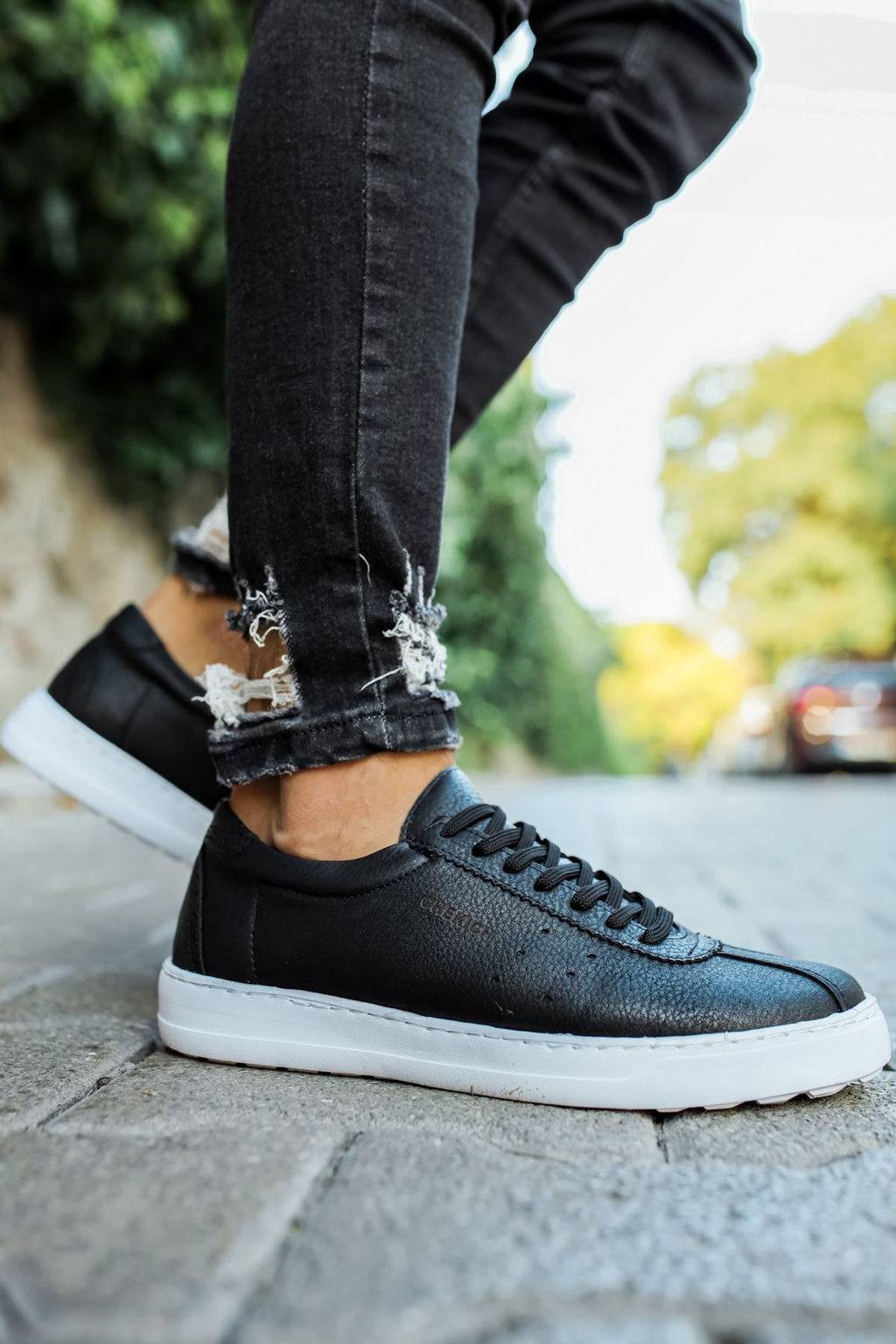 ZRC063 Erkek Bağcıklı Günlük Spor Ayakkabı Siyah