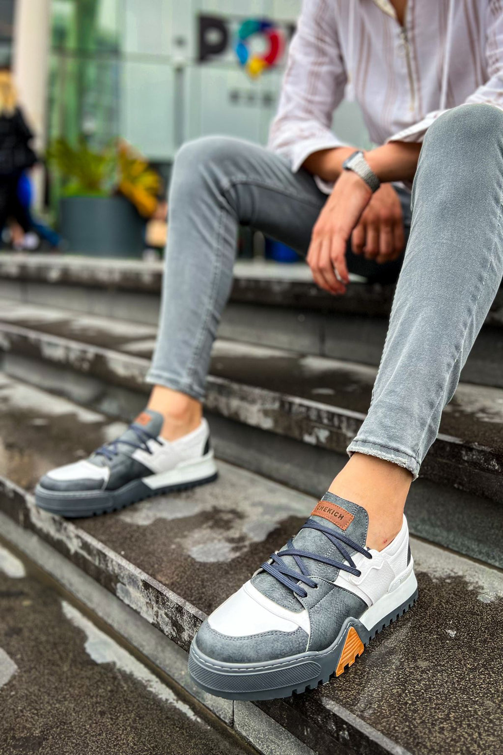 Warrem Premium Tarz Erkek Spor Ayakkabı Antrasit