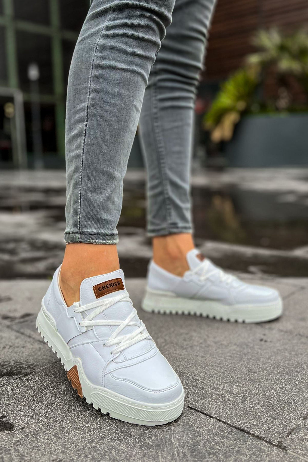 Warrem Premium Tarz Erkek Spor Ayakkabı Beyaz