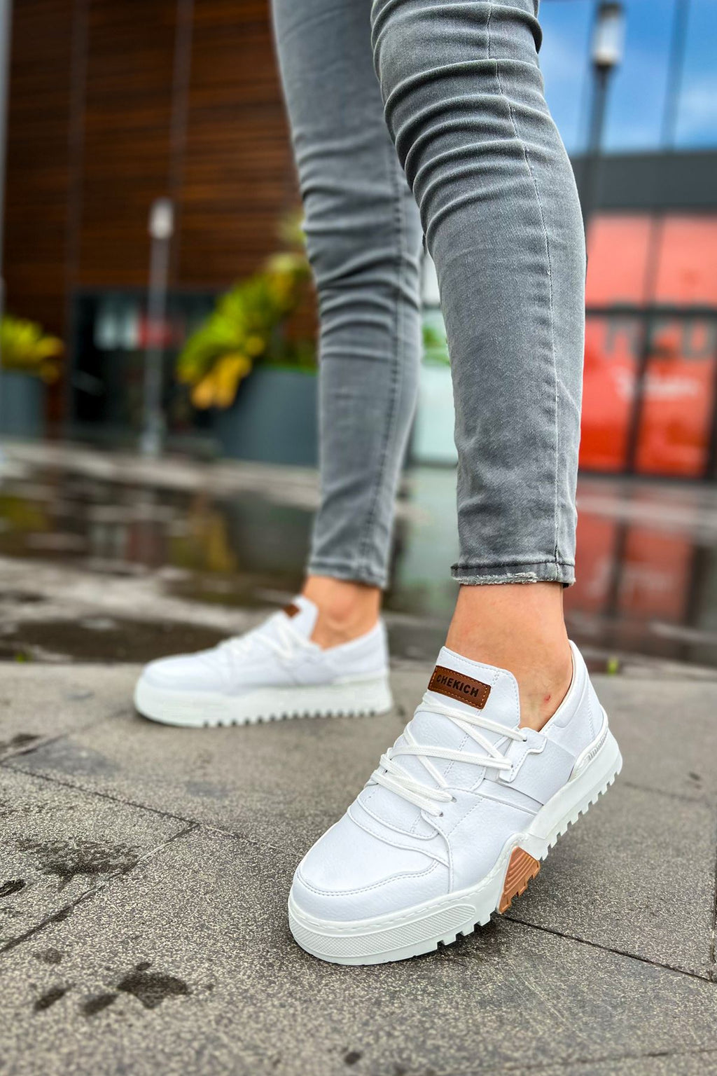 Warrem Premium Tarz Erkek Spor Ayakkabı Beyaz