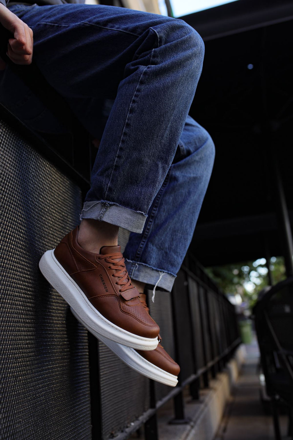 Flatline Premium Erkek Sneakers Taba