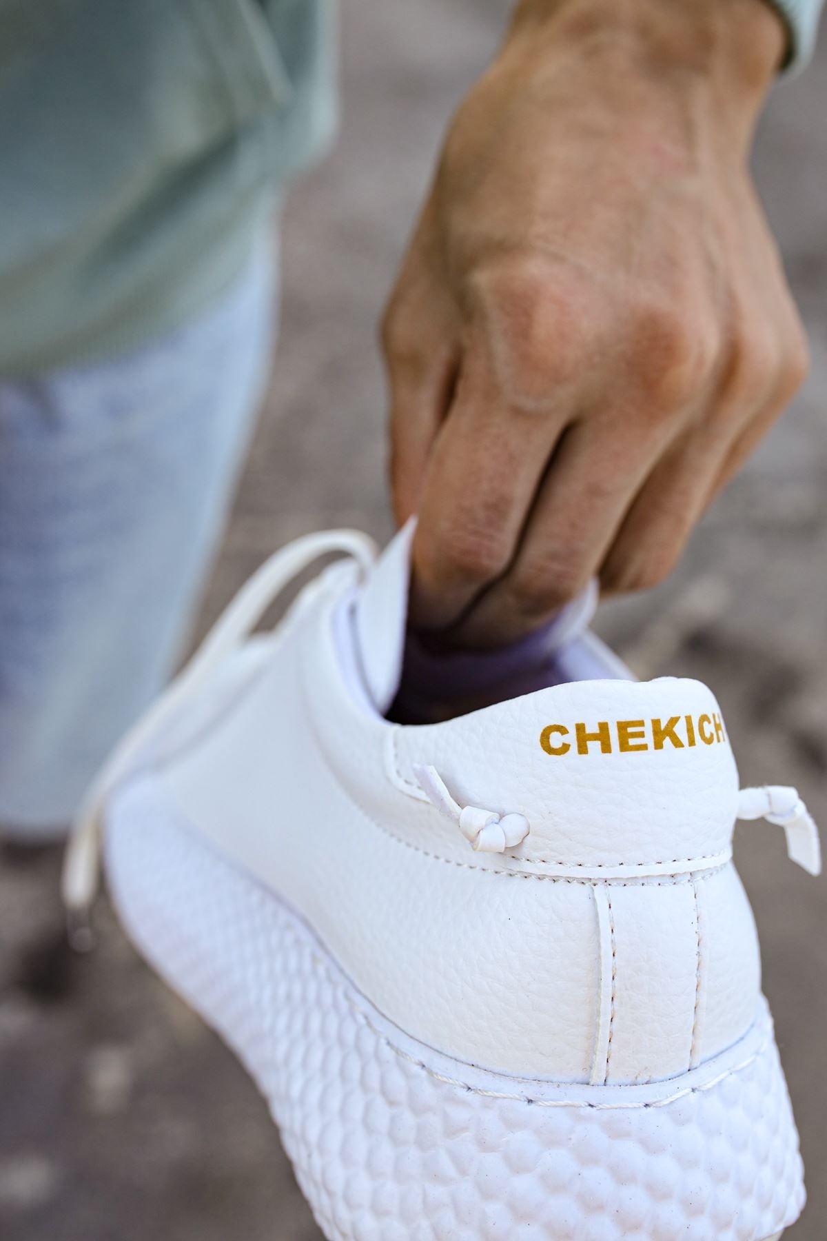 Felibord Bağcıklı Basic Erkek Sneaker Beyaz