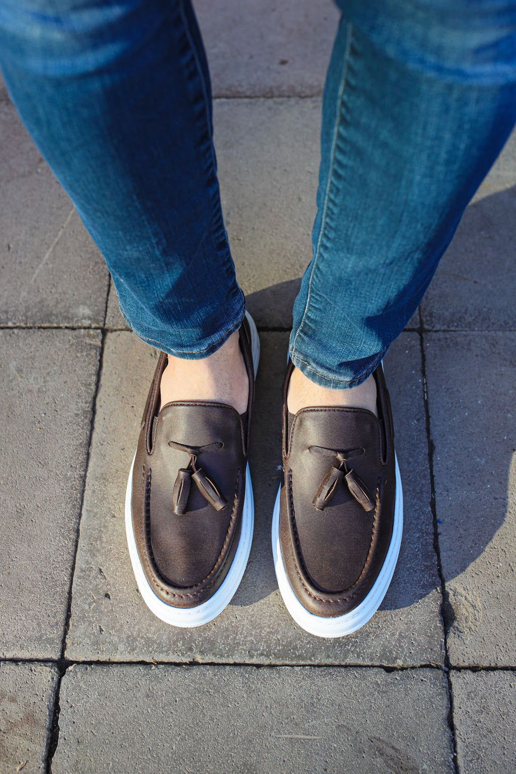 Loafer-X Günlük Erkek Loafer Ayakkabı Kahve