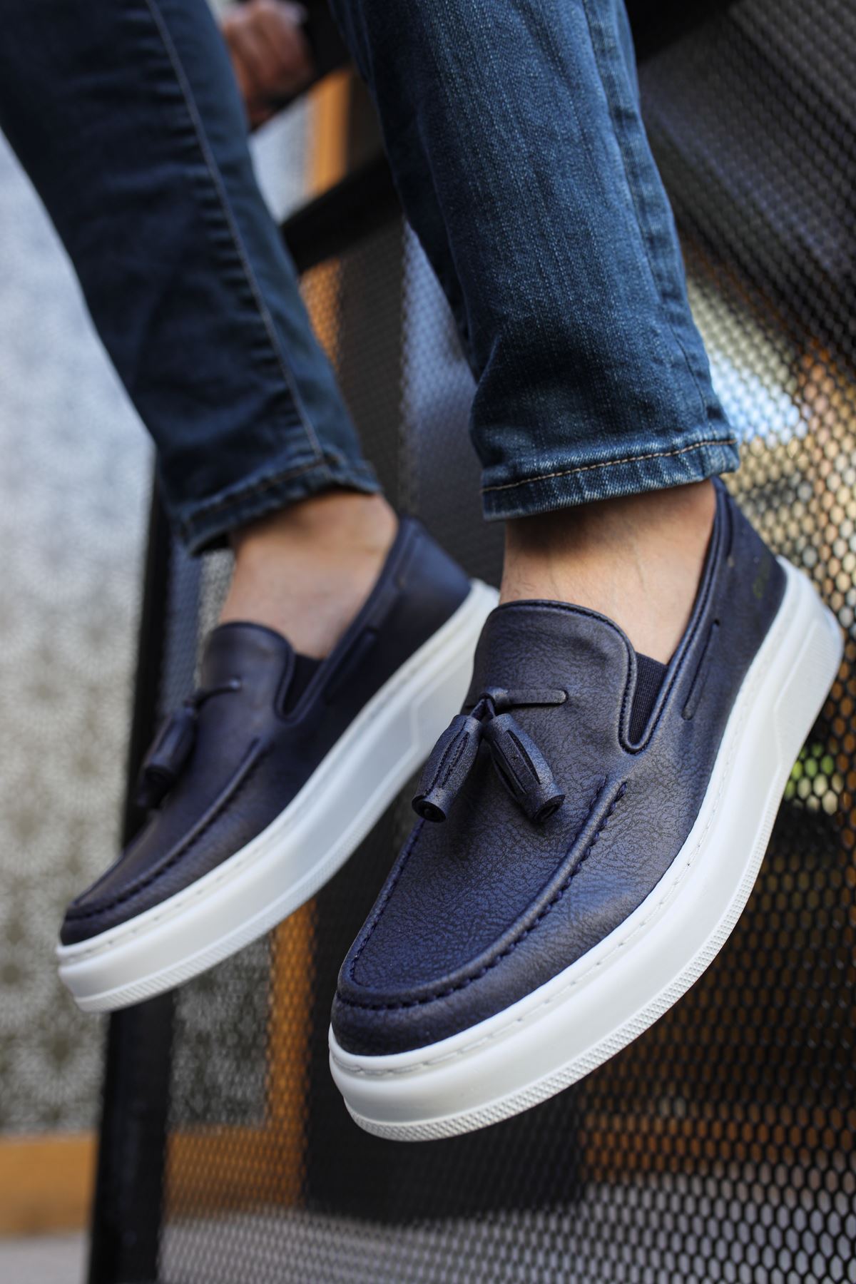 Loafer-X Günlük Erkek Loafer Ayakkabı Lacivert