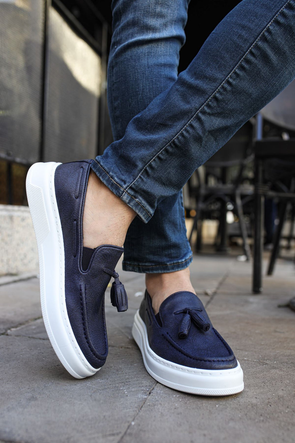 Loafer-X Günlük Erkek Loafer Ayakkabı Lacivert