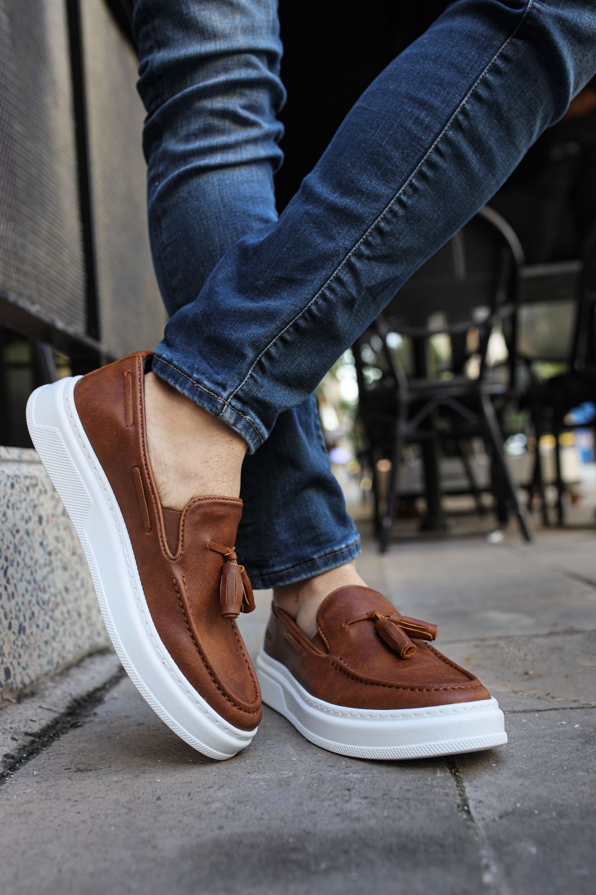 Loafer-X Günlük Erkek Loafer Ayakkabı Taba
