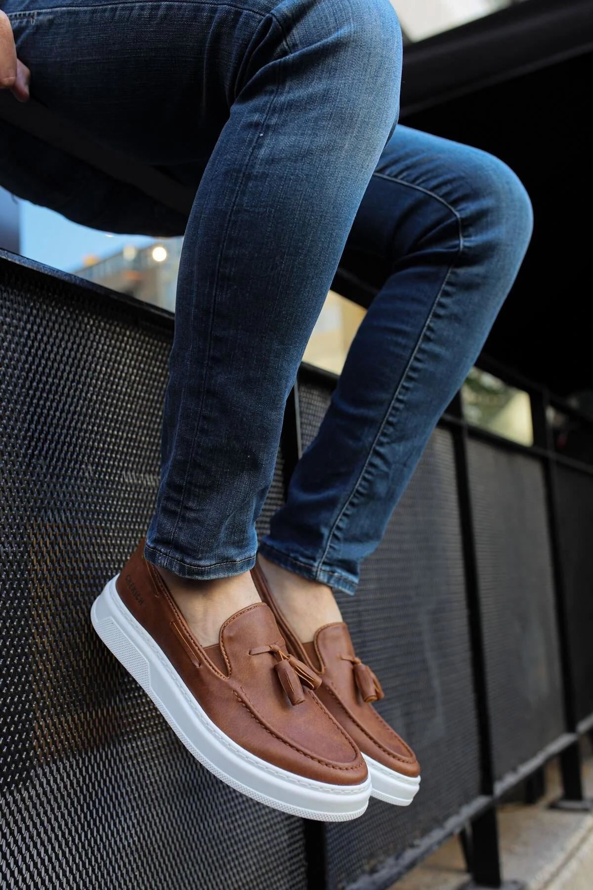 Loafer-X Günlük Erkek Loafer Ayakkabı Taba