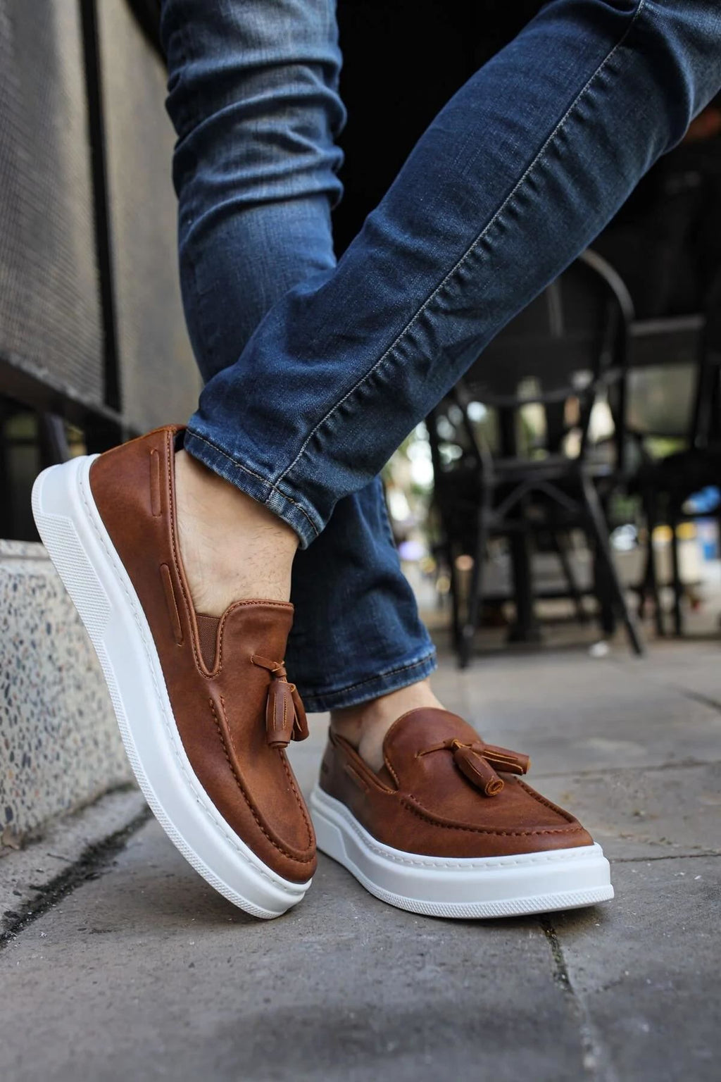 Loafer-X Günlük Erkek Loafer Ayakkabı Taba