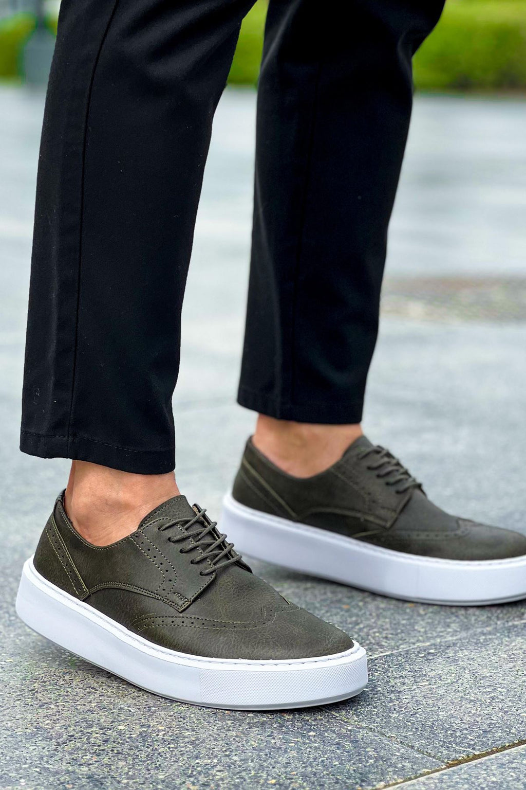 Changer Over Premium Erkek Günlük Casual Ayakkabı Haki