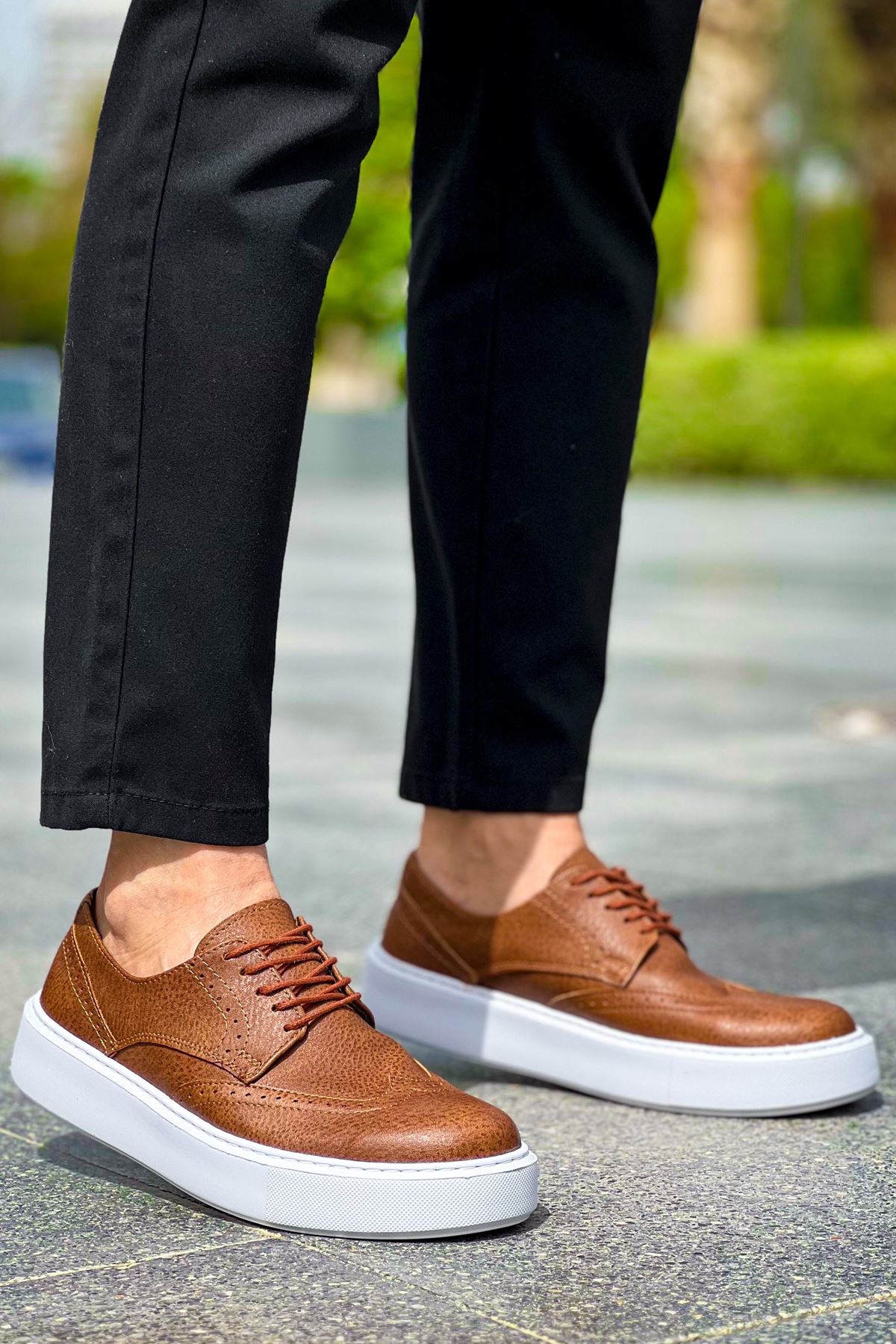 Changer Over Premium Erkek Günlük Casual Ayakkabı Taba