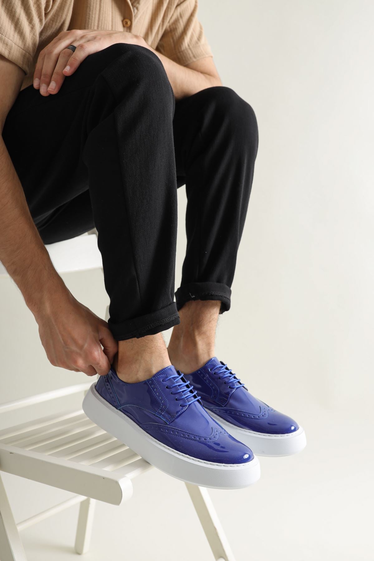 Rugy Premium Erkek Günlük Casual Ayakkabı Rugan Lacij