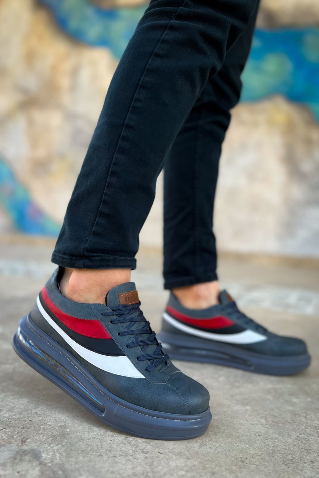 ZRC171 - Air Taban Bağcıklı Erkek Spor Ayakkabı Antrasit