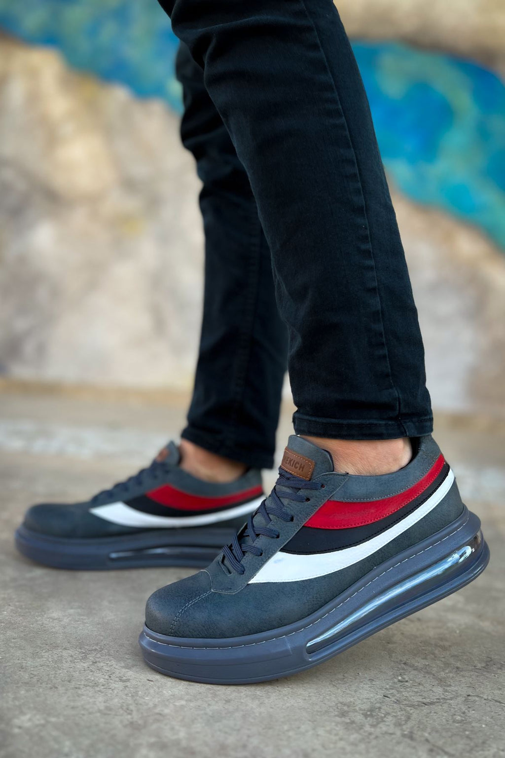 ZRC171 - Air Taban Bağcıklı Erkek Spor Ayakkabı Antrasit