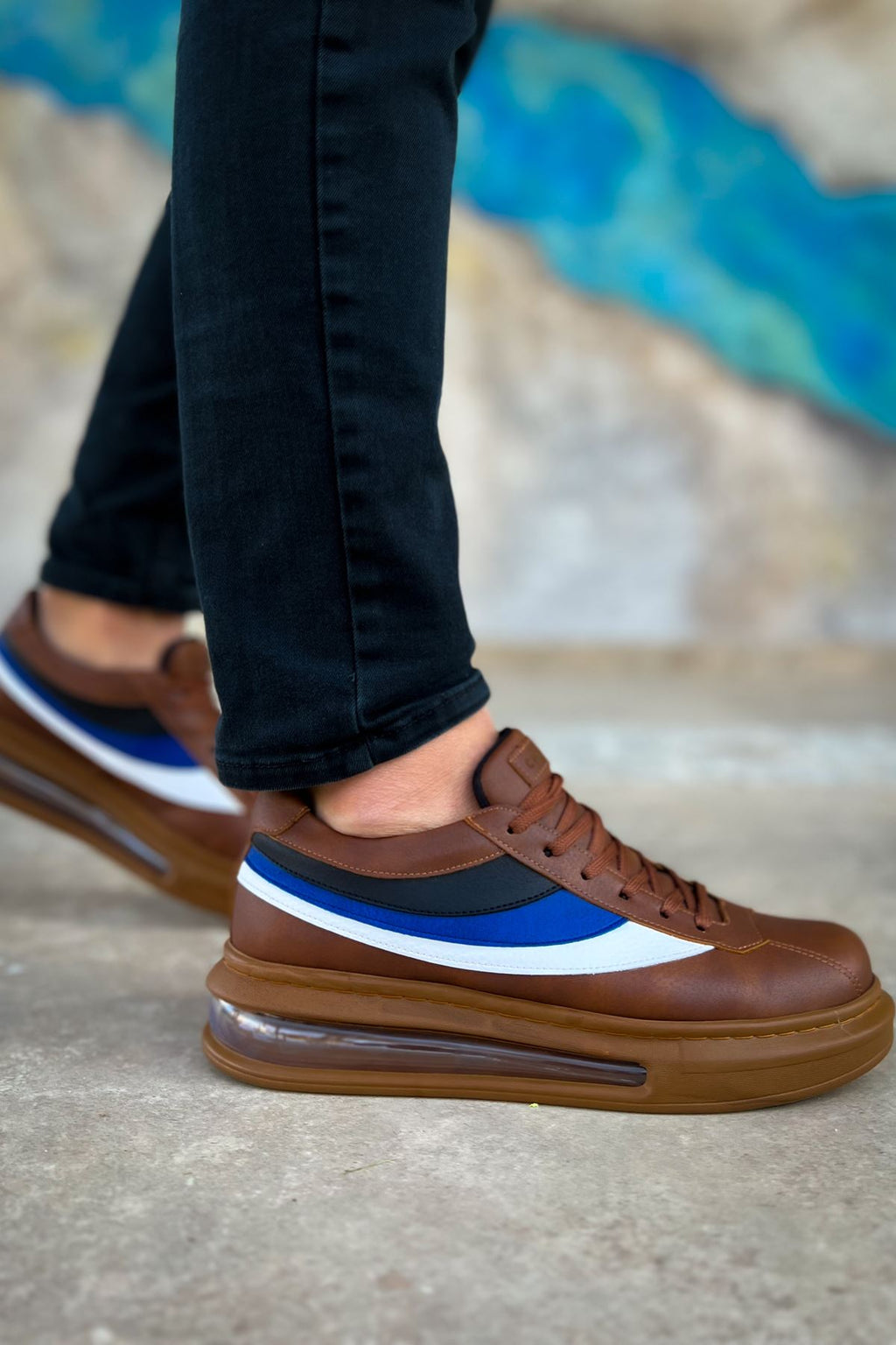 ZRC171 - Air Taban Bağcıklı Erkek Spor Ayakkabı Taba