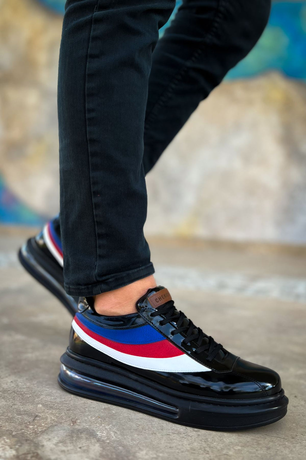 ZRC171 - Air Taban Bağcıklı Erkek Spor Ayakkabı Siyah