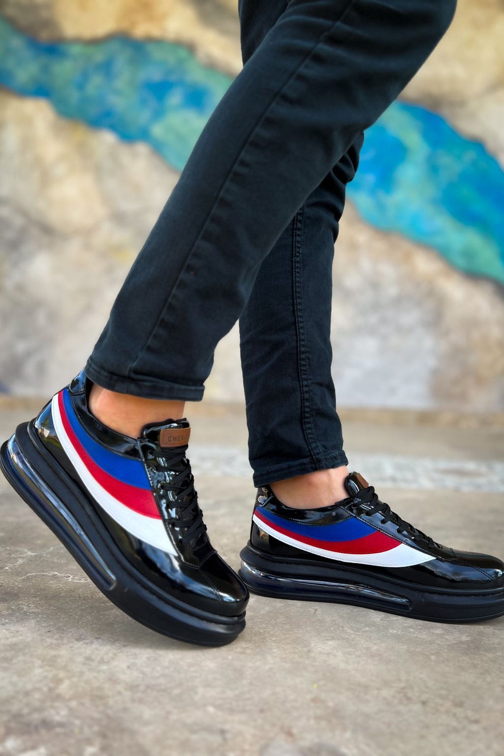 ZRC171 - Air Taban Bağcıklı Erkek Spor Ayakkabı Siyah