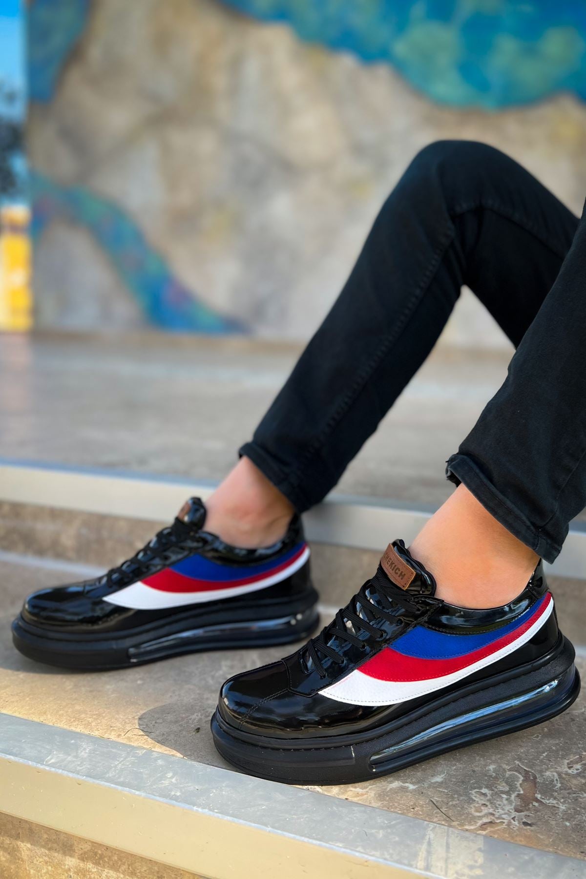 ZRC171 - Air Taban Bağcıklı Erkek Spor Ayakkabı Siyah