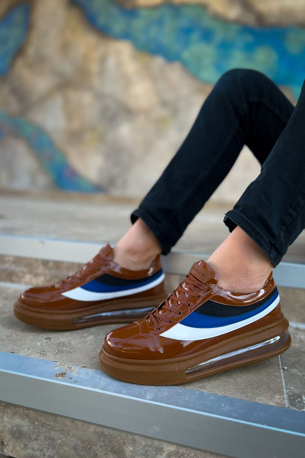 ZRC171 - Air Taban Bağcıklı Erkek Spor Ayakkabı Taba