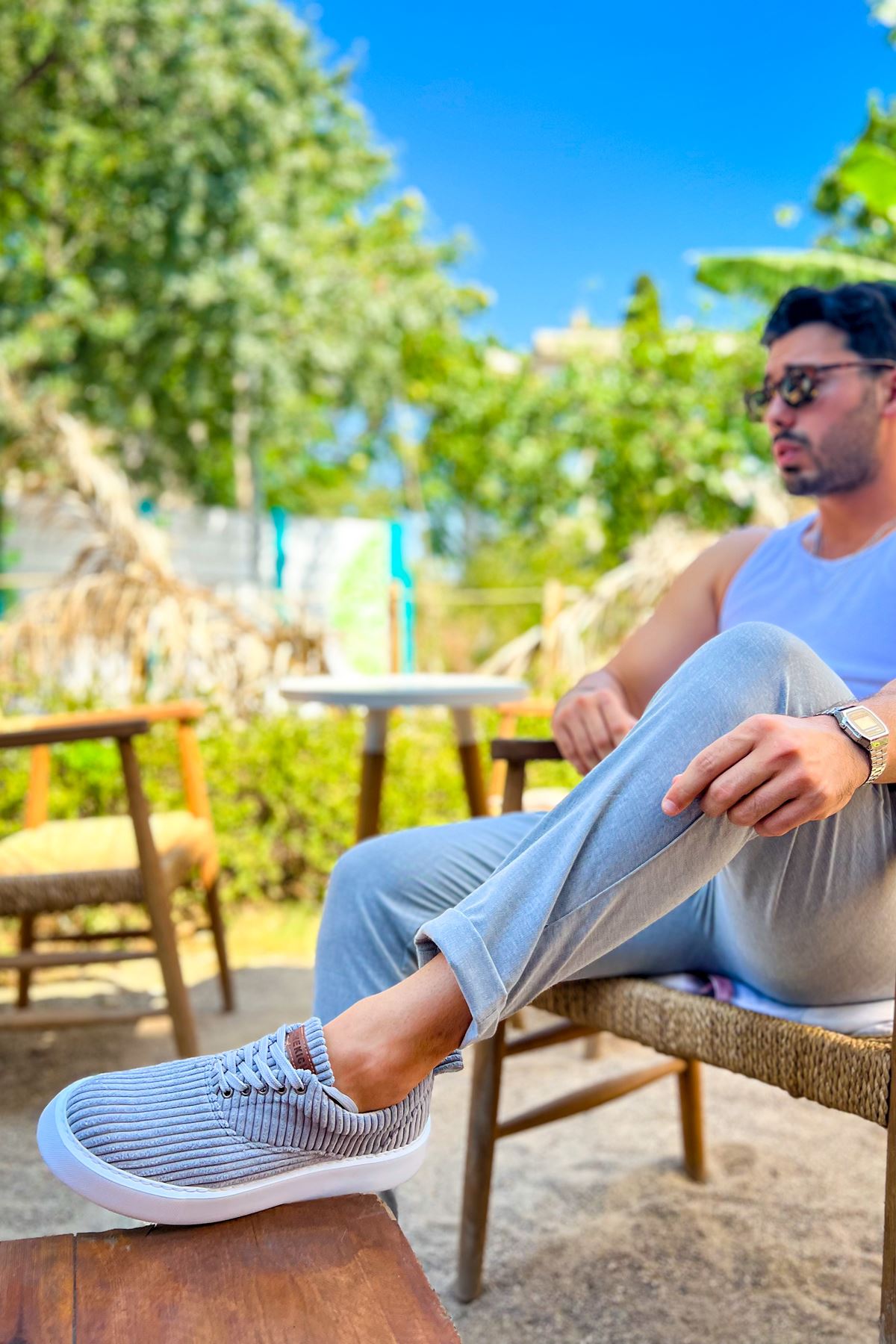 Velluto Premium Kadife Tarz Erkek Günlük Ayakkabı Antrasit