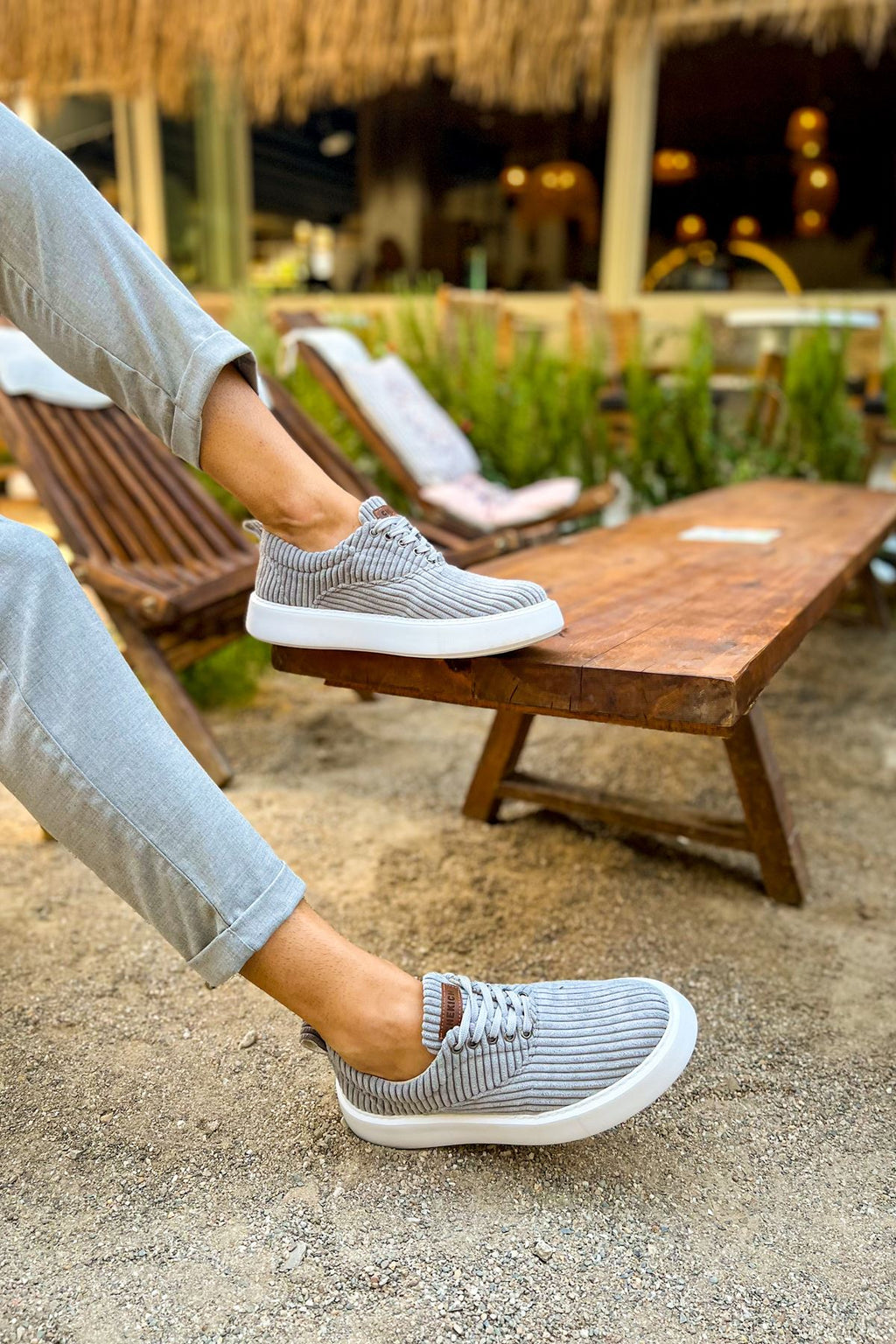 Velluto Premium Kadife Tarz Erkek Günlük Ayakkabı Antrasit