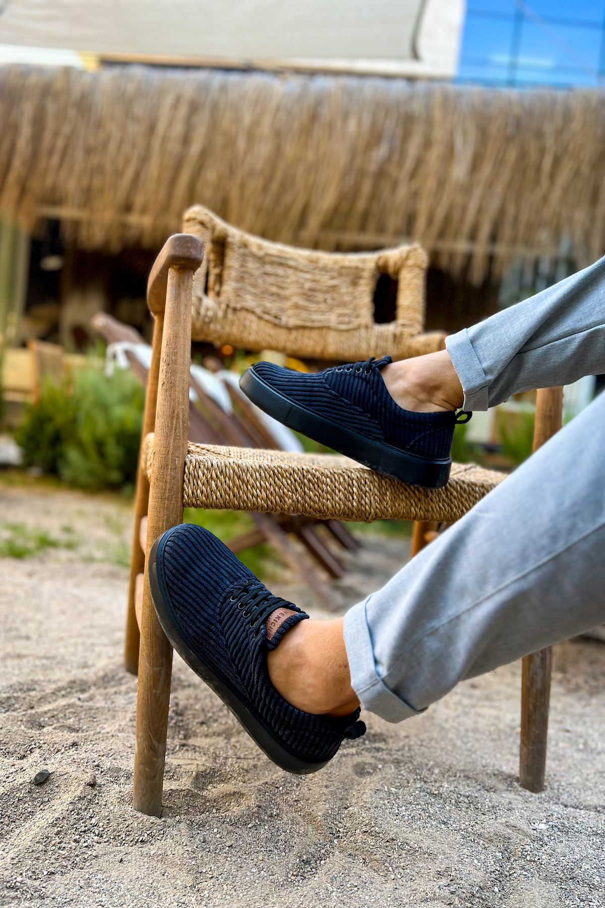 Velluto Premium Kadife Tarz Erkek Günlük Ayakkabı Siyah