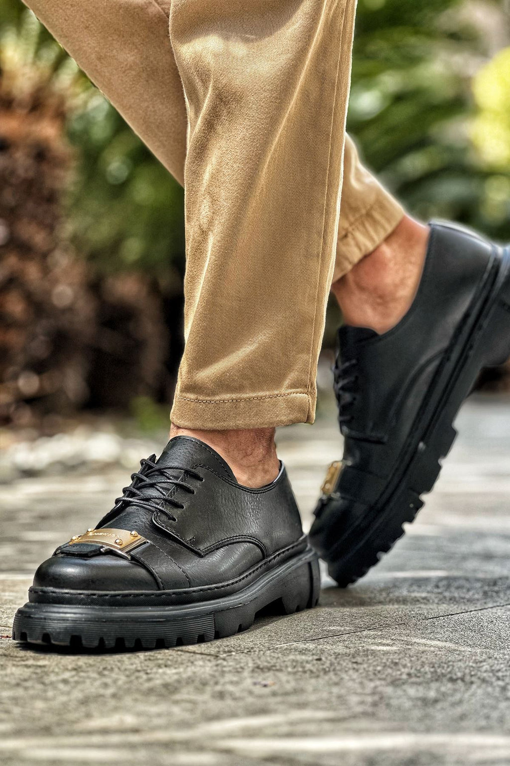 ZRC2402 Günlük Bağcıklı Casual Erkek Ayakkabı Siyah