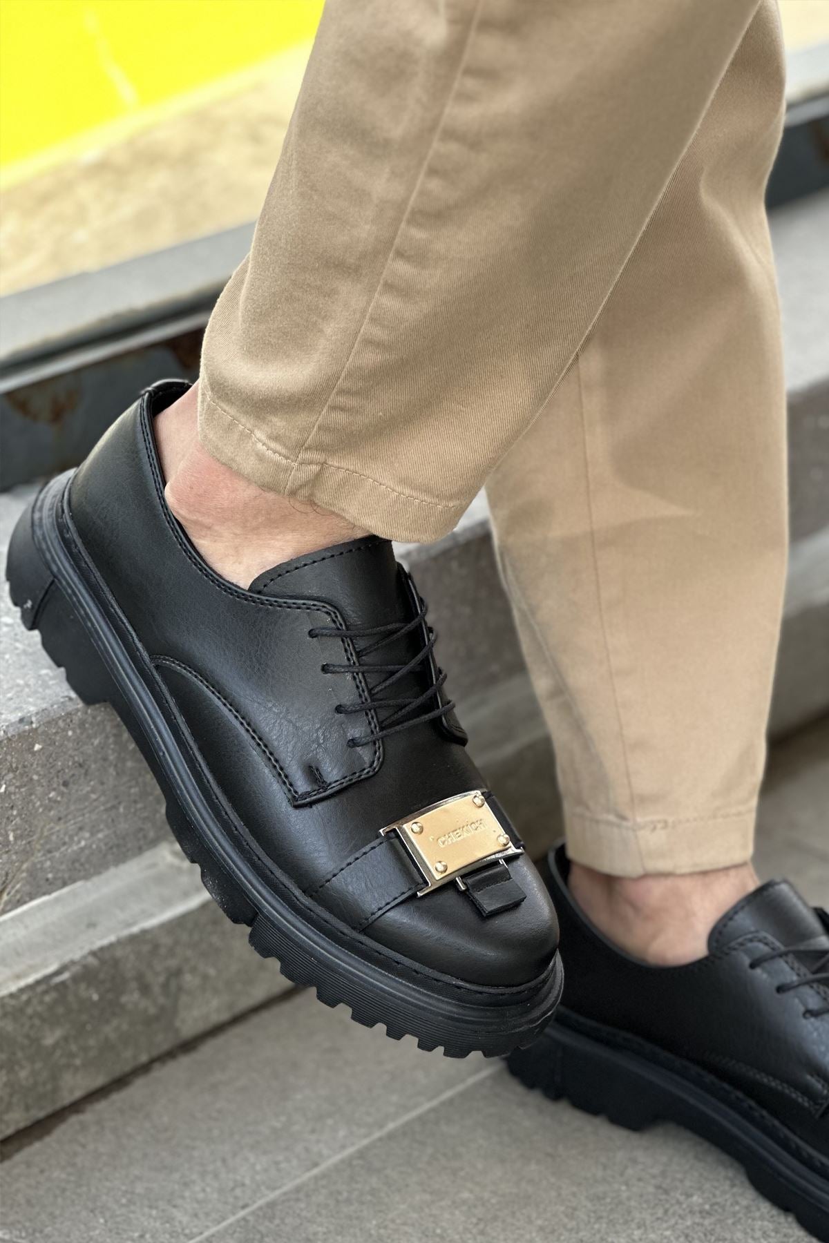 ZRC2402 Günlük Bağcıklı Casual Erkek Ayakkabı Siyah