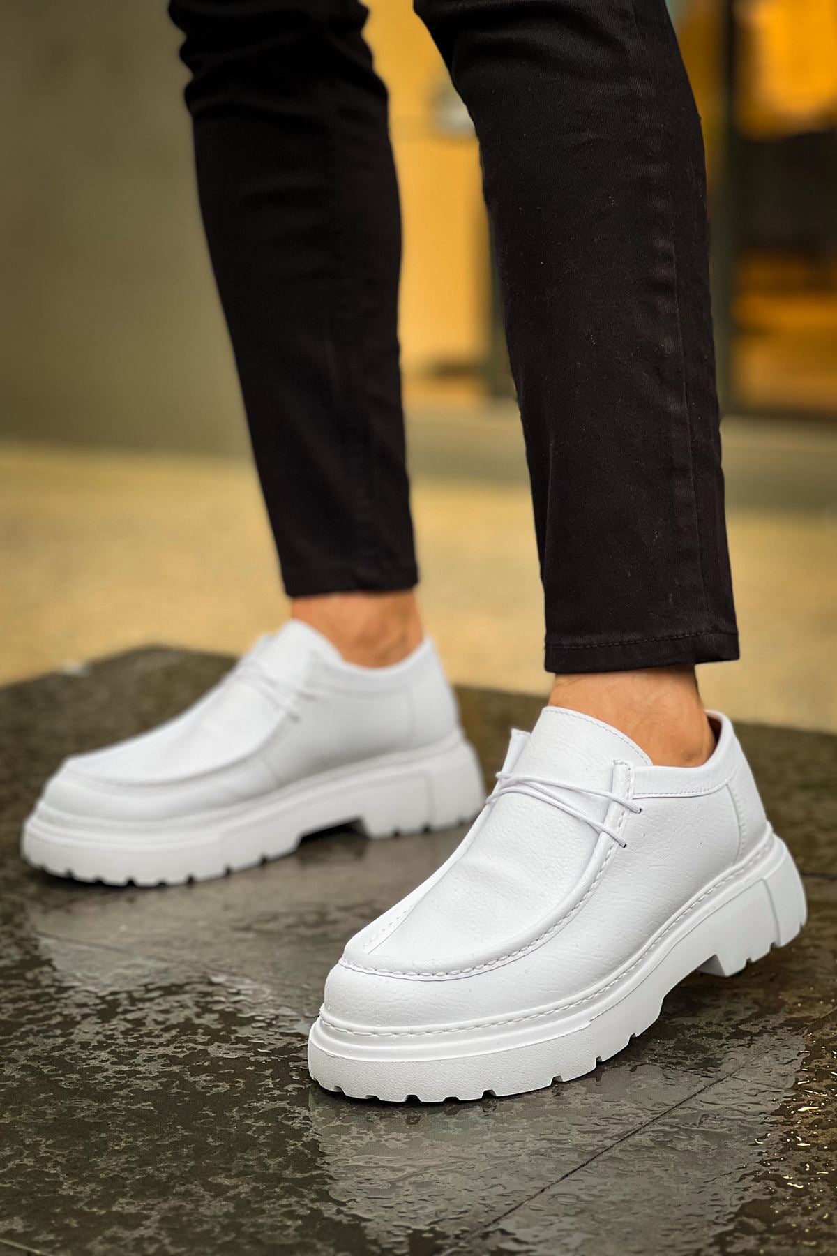 Castle Premium Tarz Casual Erkek Ayakkabı Beyaz