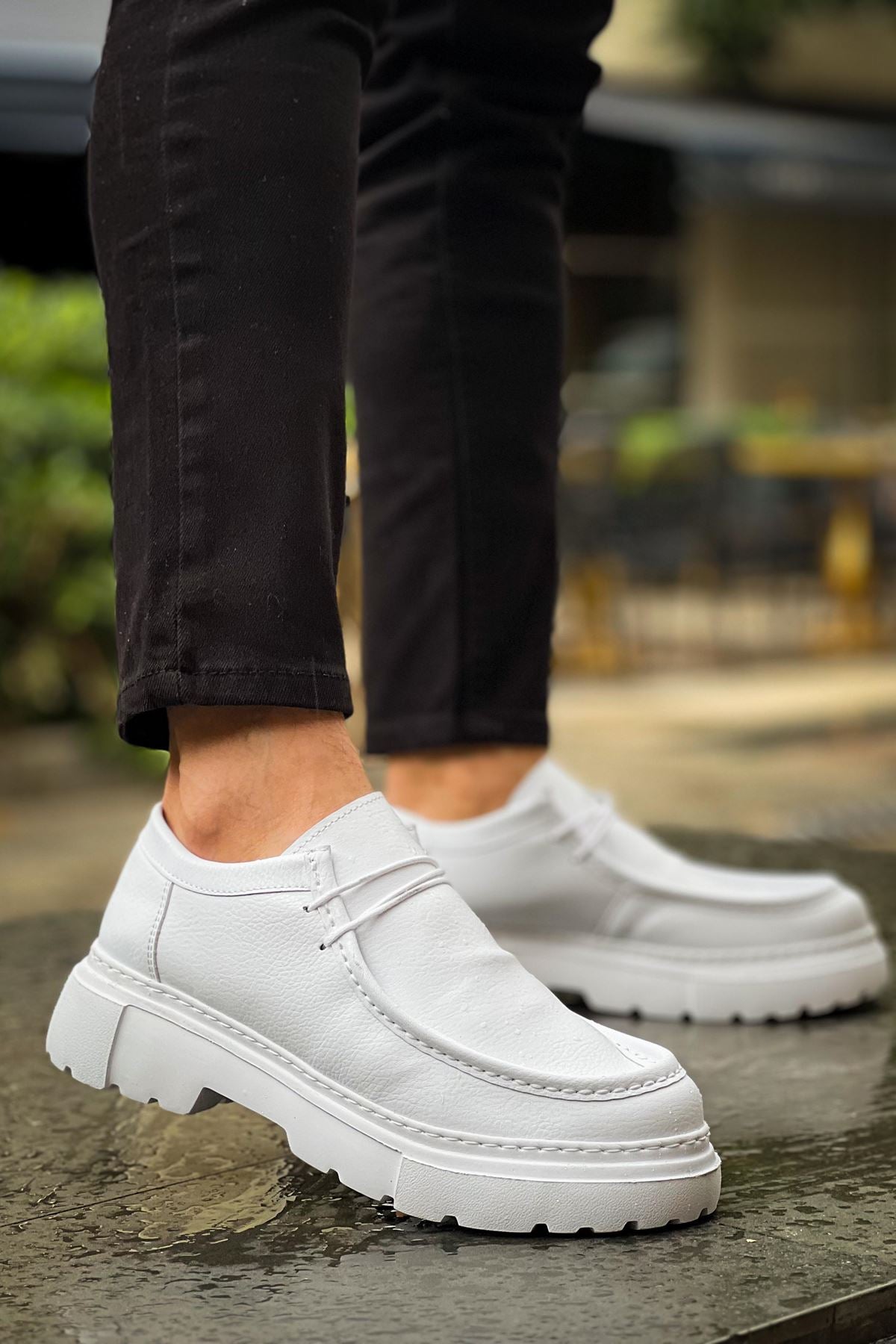 Castle Premium Tarz Casual Erkek Ayakkabı Beyaz