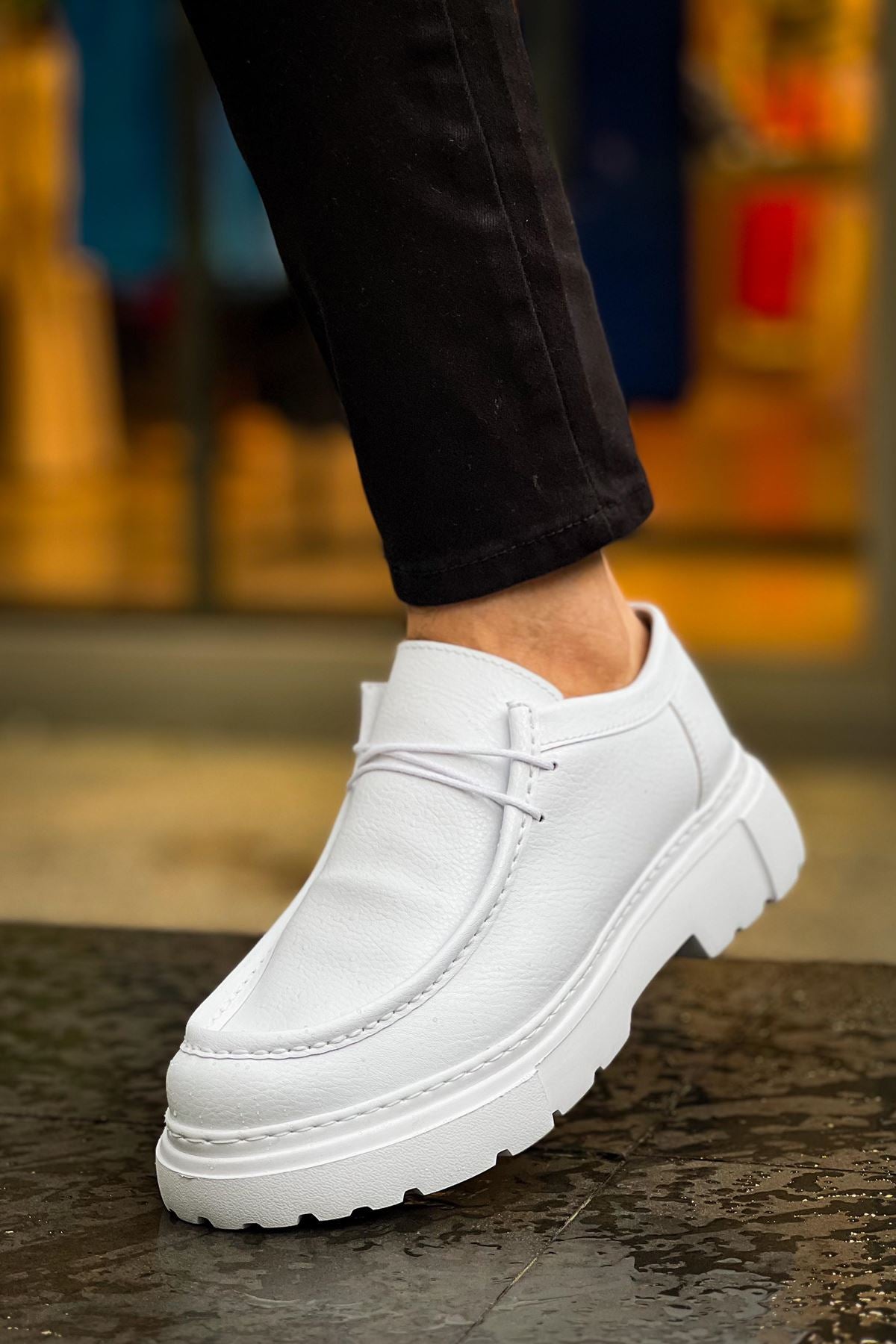 Castle Premium Tarz Casual Erkek Ayakkabı Beyaz